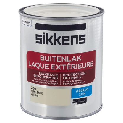 Sikkens - Sikkens Buitenlak - Zijdeglans - Ral 9001 - 0.75L