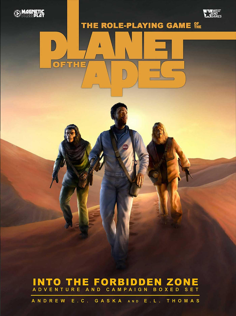 The Planet of the Apes RPG Forbidden Zone Adventure Box Role-Playing Game