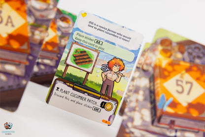 Asmodee | Cozy Stickerville | Family Board Game | Ages 8+ | 1-6 Players | 30-45 Minutes Playing Time