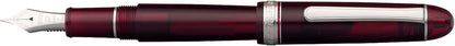 PLATINUM Japanese Fountain Pen #3776 Century Rhodium Bourgogne EF/Red / 0.24-0.28mm / Handmade / 14k Gold Nib/with Gift Box/Fountain Pen