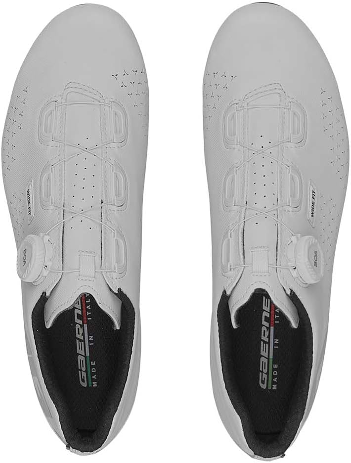 Gaerne Sprint Plus Wide Cycling Shoes 2026: White 46