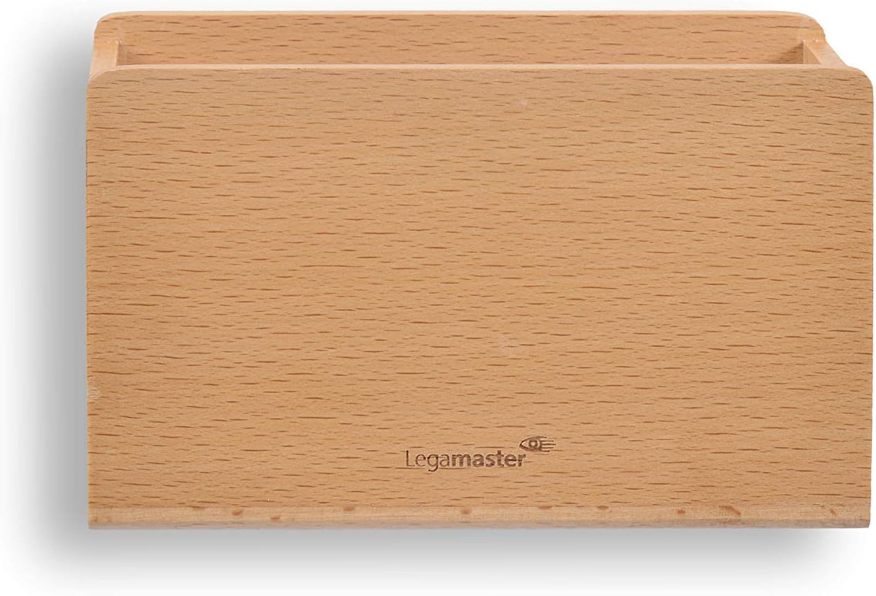 Legamaster - wooden glass-board accessory holder for dry erase pens and accessories - pencil storage, board cleaners for offices or schools