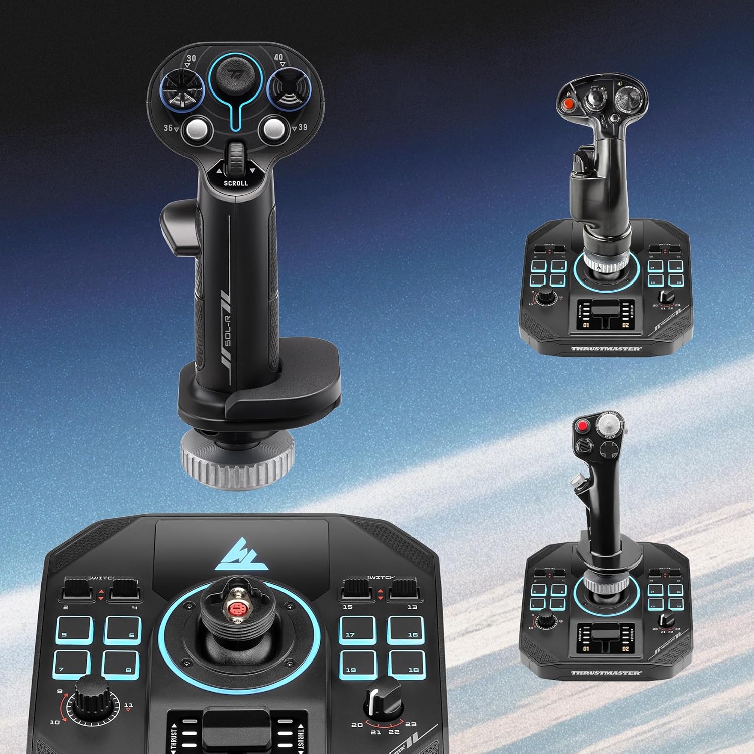 Thrustmaster Sol-R 5 Base - Base per Joystick Rimuovibile su PC