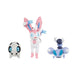 Pokémon Battle Figure 3 Pack - Features 2-Inch Aron and Skorupi and 3-Inch Sylveon Battle Figures