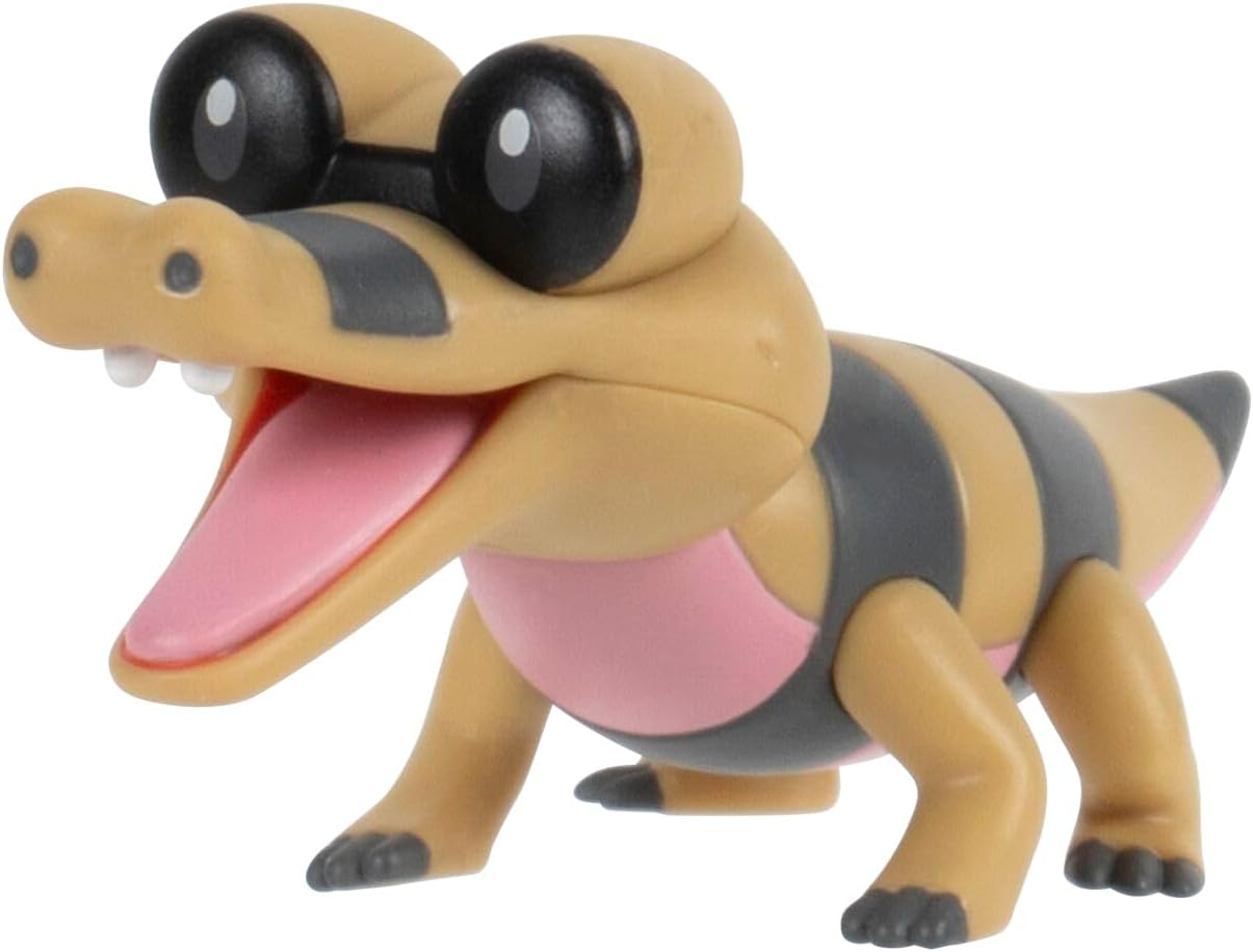 Pokémon Battle Figure 3 Pack - Features 2-Inch Sandile and Treecko and 3-Inch Pidgeotto Battle Figures