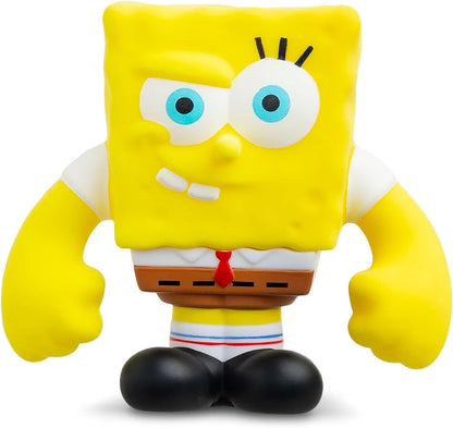Basic Fun Stretch Armstrong Mini Spongebob – 3" Stretch Action Figure with Oversized Arms – Try Me Packaging – Collectible Toy for Children 4+ Years