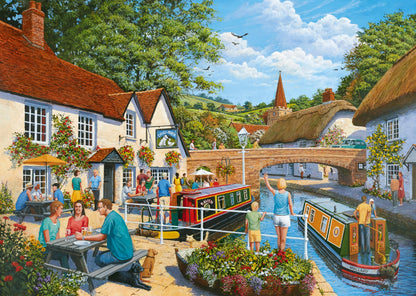 Ravensburger Waterside Tavern 1000 Piece Jigsaw Puzzles for Adults and Kids Age 12 Years Up