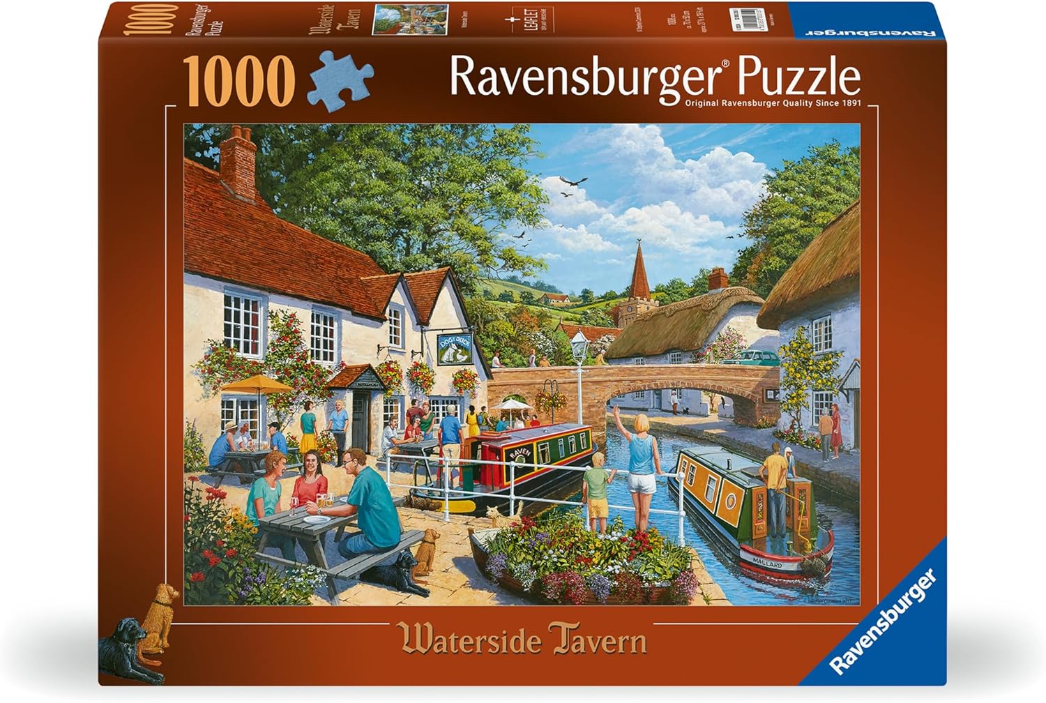 Ravensburger Waterside Tavern 1000 Piece Jigsaw Puzzles for Adults and Kids Age 12 Years Up