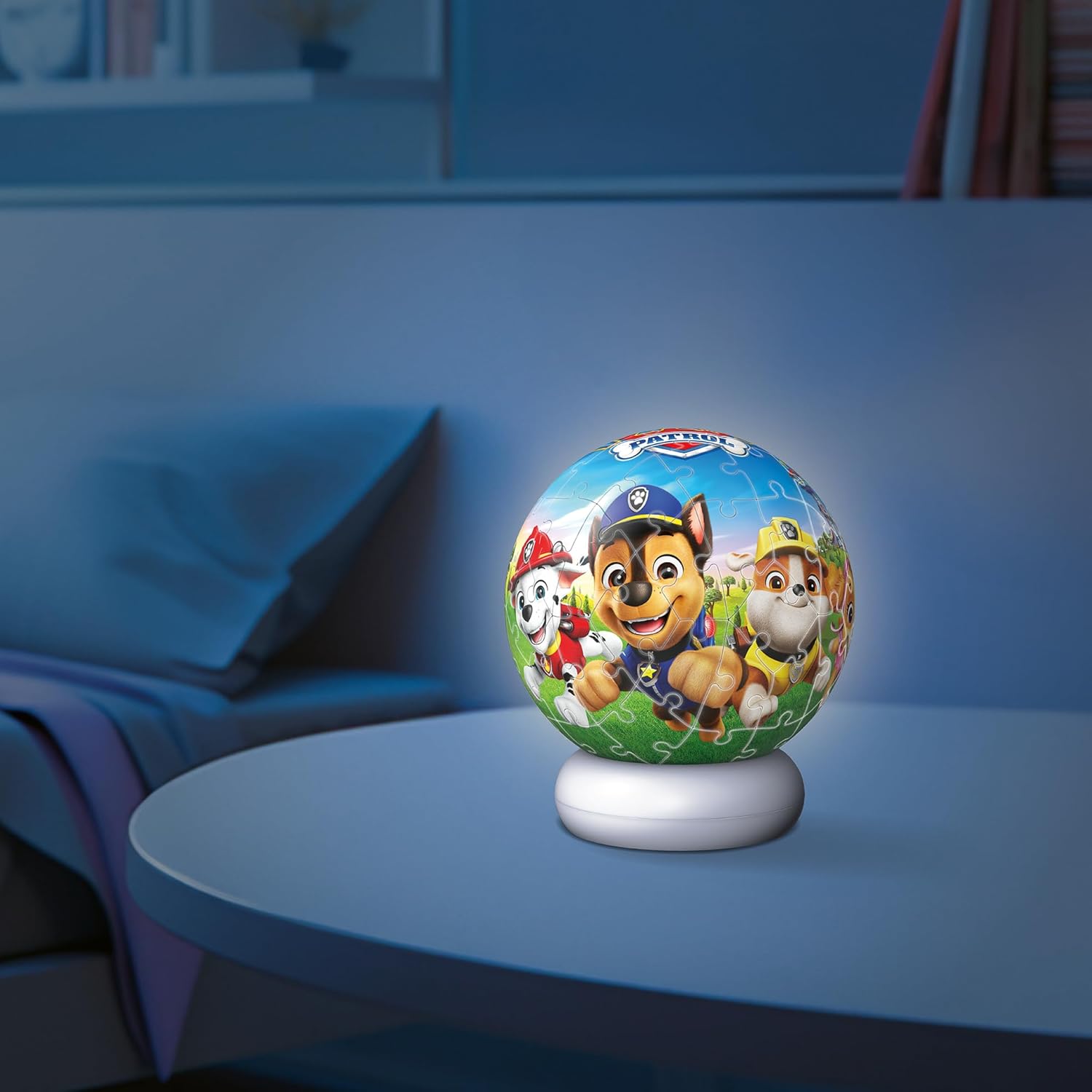 Ravensburger Paw Patrol 72-Piece Nightlight Puzzle – Glow-in-the-Dark Puzzle Toy for Kids, Fun & Interactive Bedroom Décor