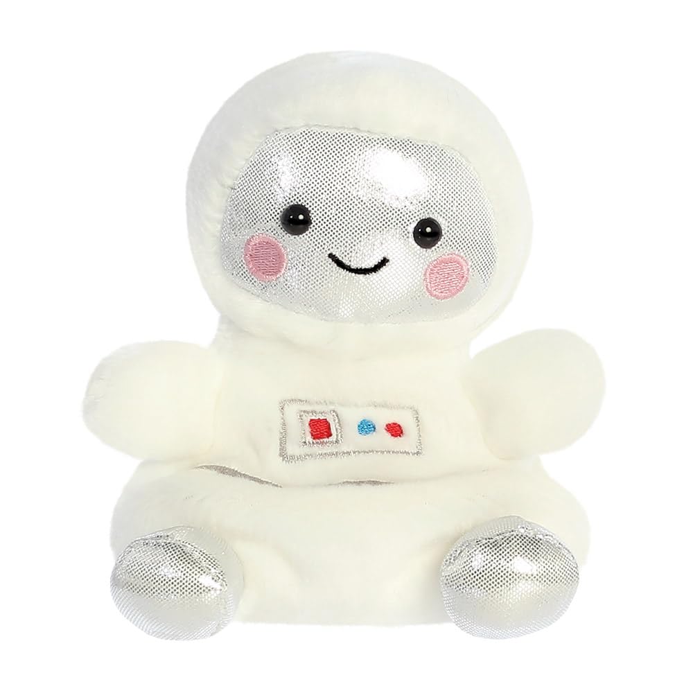 AURORA 33779, Palm Pals Cosmo Astronaut, 13cm, Soft Toy, White