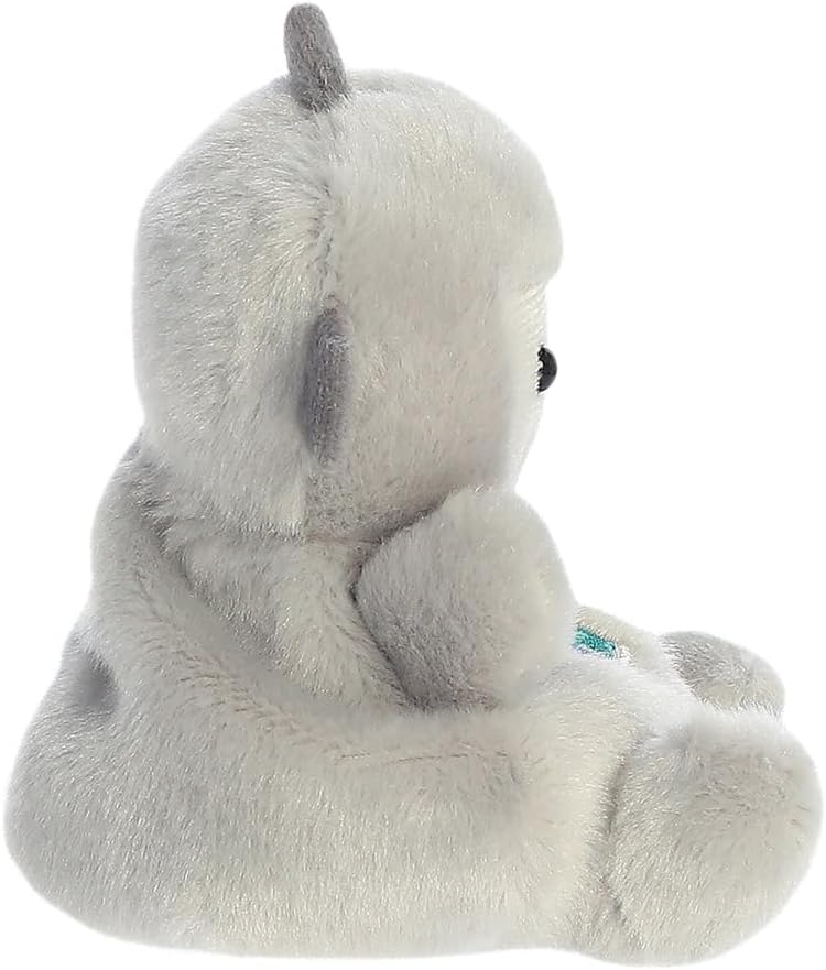 AURORA 33781, Palm Pals Gadget Robot, 13cm, Soft Toy, Grey