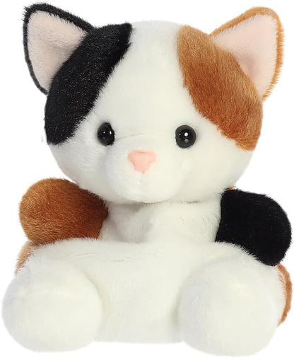 AURORA 33877, Palm Pals Calico Cat, 13cm, Soft Toy, White