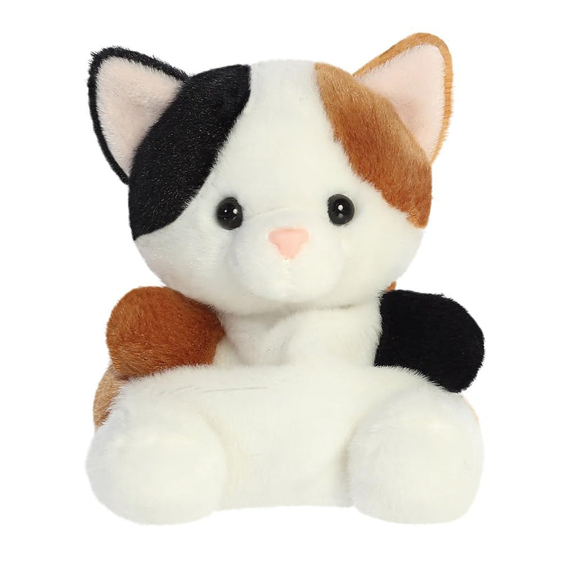 AURORA 33877, Palm Pals Calico Cat, 13cm, Soft Toy, White