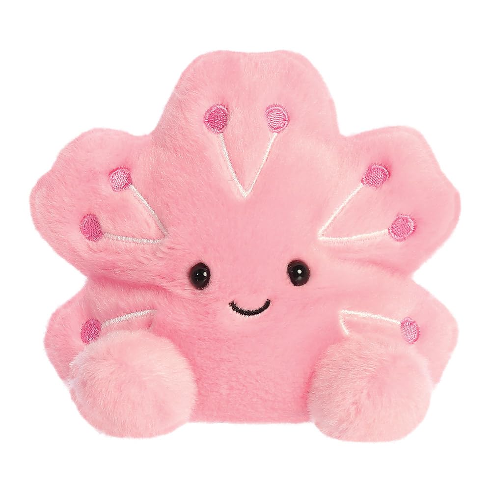 AURORA 34136,Palm Pals Hana Cherry Blossom,13cm, Soft Toy, Pink