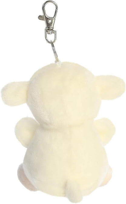 AURORA, 34139, Palm Pals Woolly Lamb Clip-On, 10cm, Soft Toy, White