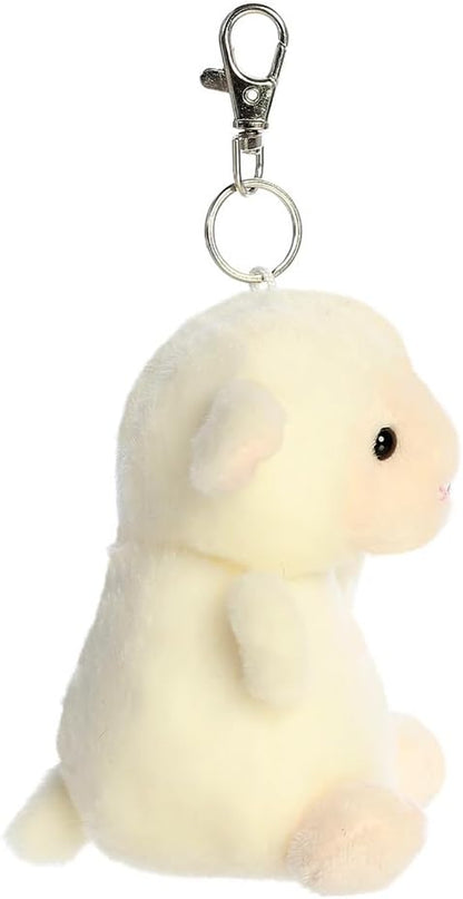 AURORA, 34139, Palm Pals Woolly Lamb Clip-On, 10cm, Soft Toy, White