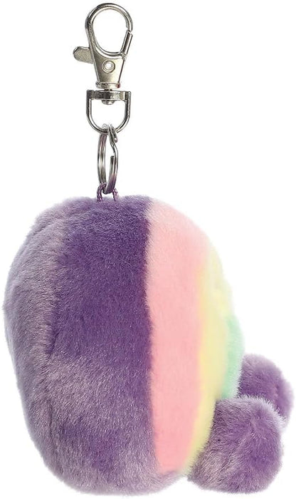AURORA, 34189, Palm Pals Vivi Rainbow Clip-On, 10cm, Soft Toy, Purple