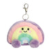 AURORA, 34189, Palm Pals Vivi Rainbow Clip-On, 10cm, Soft Toy, Purple