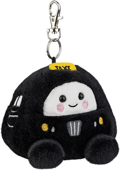 AURORA, 61654, Palm Pals Freddie Black Taxi Clip-On,10cm, Soft Toy, Black