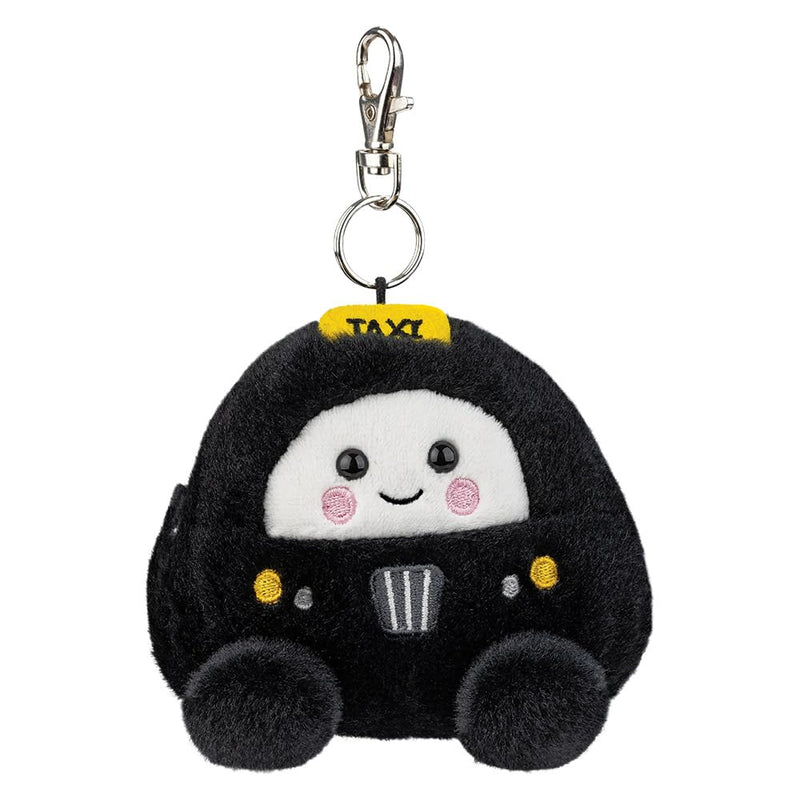 AURORA, 61654, Palm Pals Freddie Black Taxi Clip-On,10cm, Soft Toy, Black