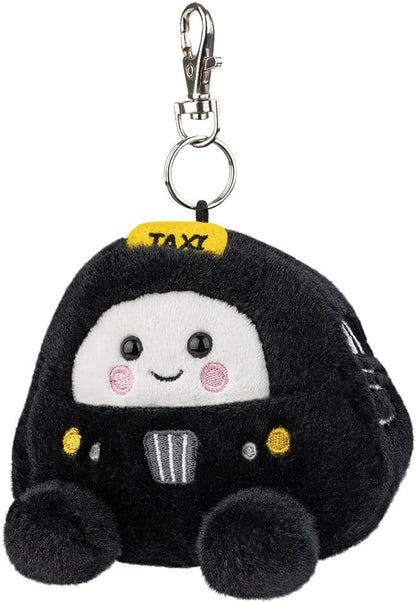 AURORA, 61654, Palm Pals Freddie Black Taxi Clip-On,10cm, Soft Toy, Black
