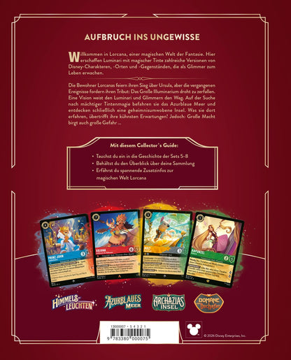 Disney Lorcana Trading Card Game - Der offizielle Collector’s Guide: Sets 5-8 - Buch zum Spiel für Sammler und Disney-Fans (Disney Lorcana Publishing