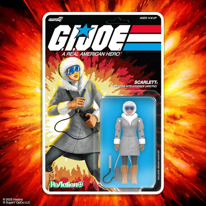 Super7 G.I. Joe Reaction+ Wave 06 Arctic Scarlett Action Figure