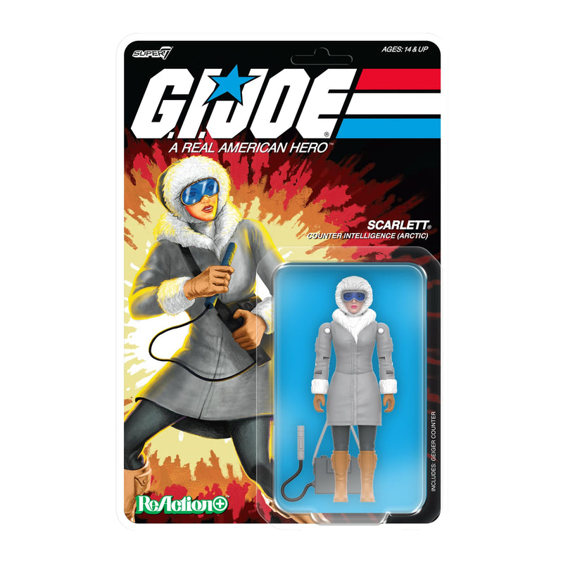 Super7 G.I. Joe Reaction+ Wave 06 Arctic Scarlett Action Figure