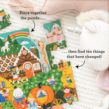 Spot the Difference Puzzle: Fairy Tales