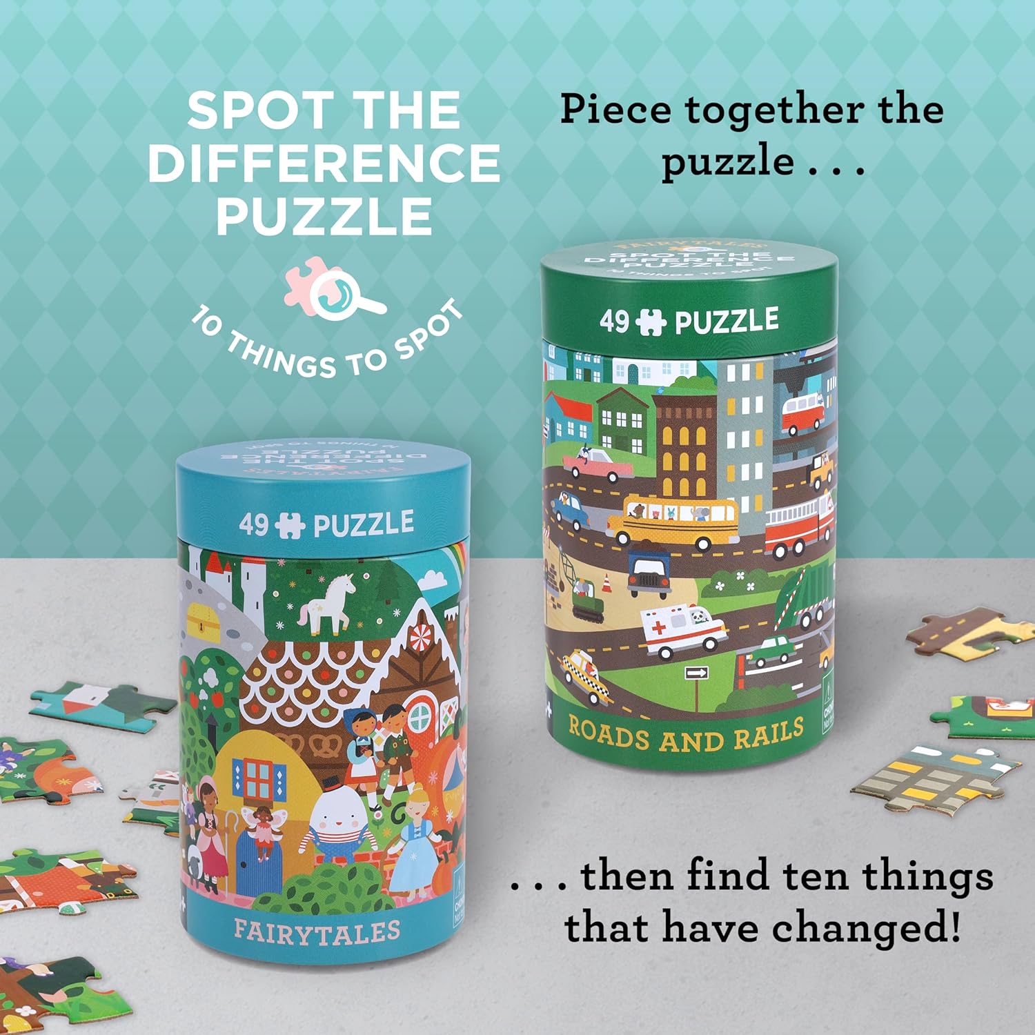 Spot the Difference Puzzle: Fairy Tales