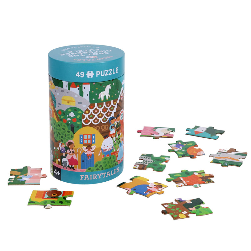 Spot the Difference Puzzle: Fairy Tales