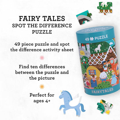 Spot the Difference Puzzle: Fairy Tales