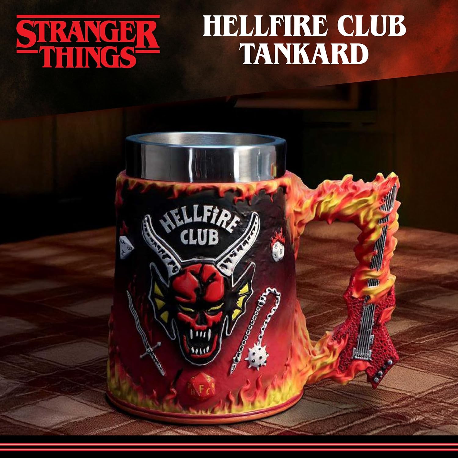 Nemesis Now Stranger Things Hellfire Club Tankard