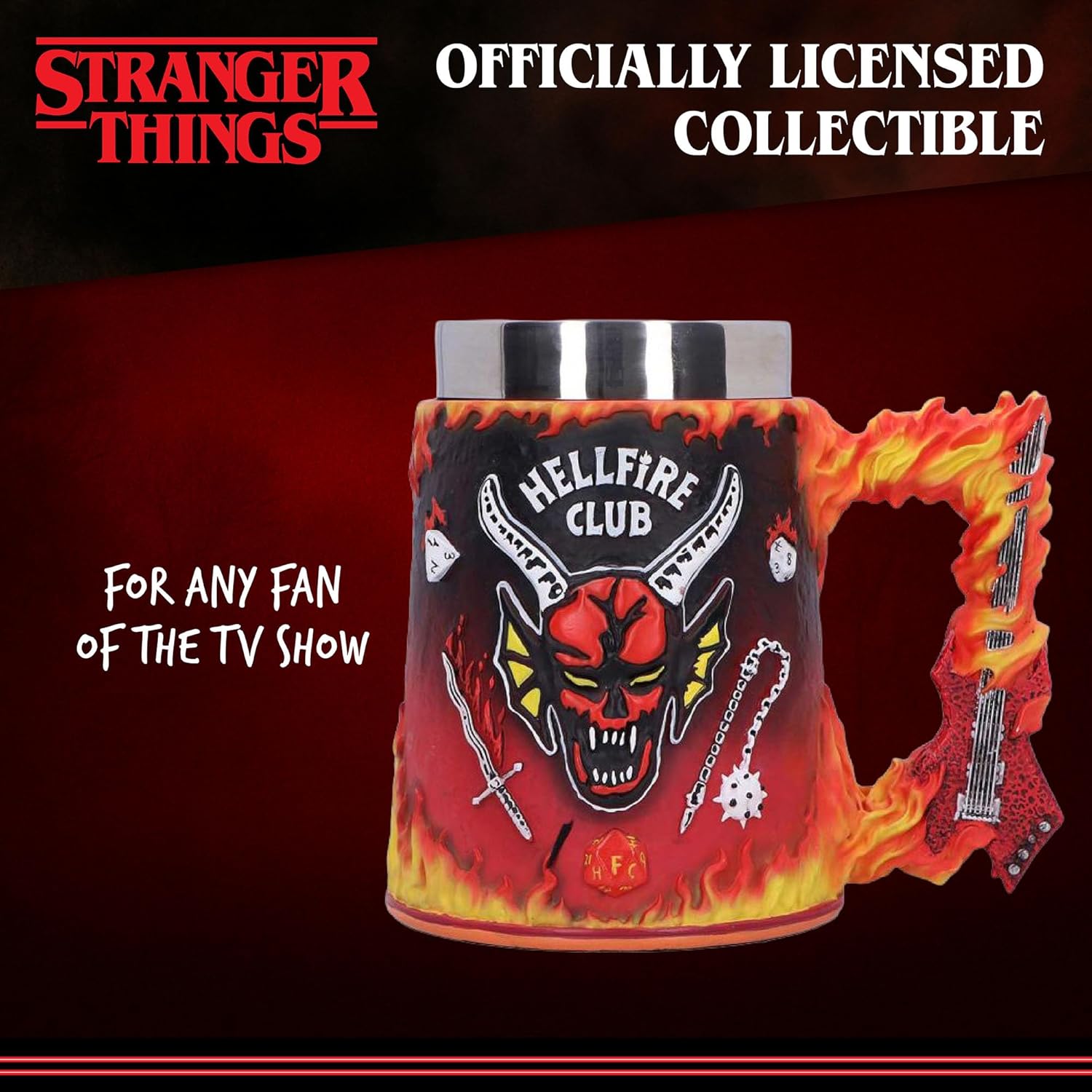Nemesis Now Stranger Things Hellfire Club Tankard