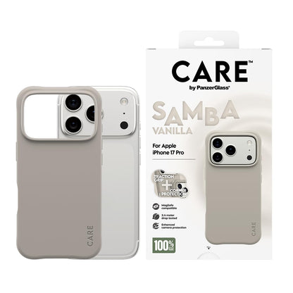 Panzerglass - Care By Panzerglass® Fashionable Case Samba M. Magsafe - Iphone 17 Pro - Vanilla