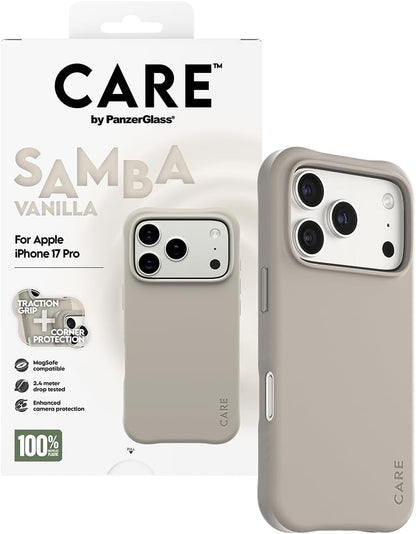 Panzerglass - Care By Panzerglass® Fashionable Case Samba M. Magsafe - Iphone 17 Pro - Vanilla