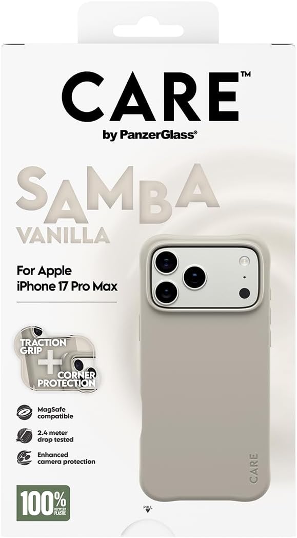 Panzerglass - Care By Panzerglass® Fashionable Case Samba M. Magsafe - Iphone 17 Pro Max - Vanilla