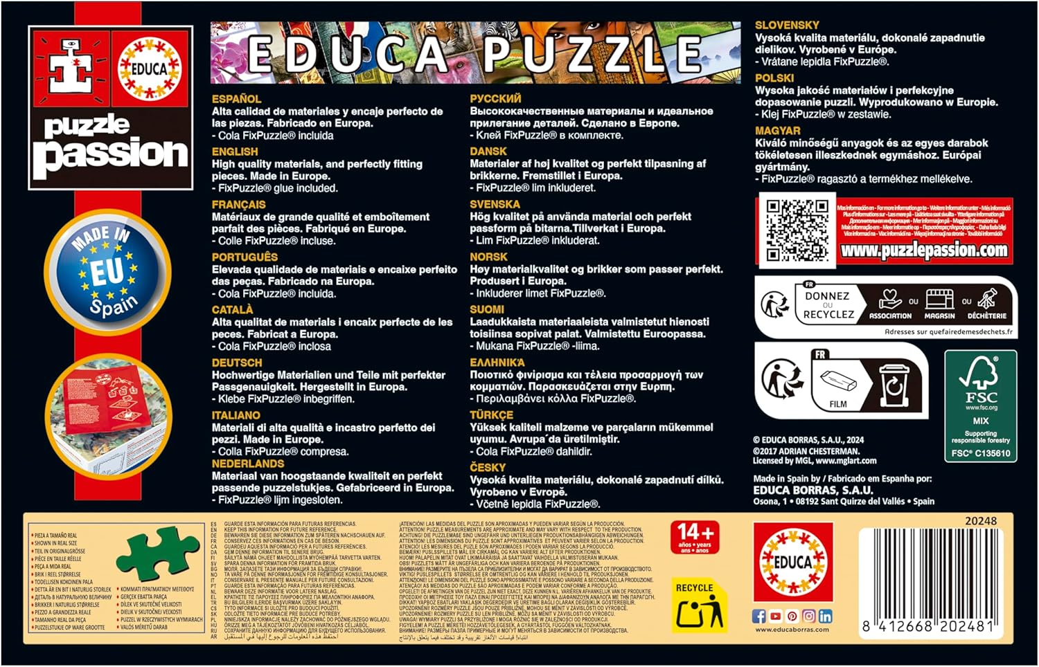 Educa - Puzzle 1000 stukjes voor volwassenen | Lilo & Stitch | 68 x 48 cm | vanaf 14 jaar (20277