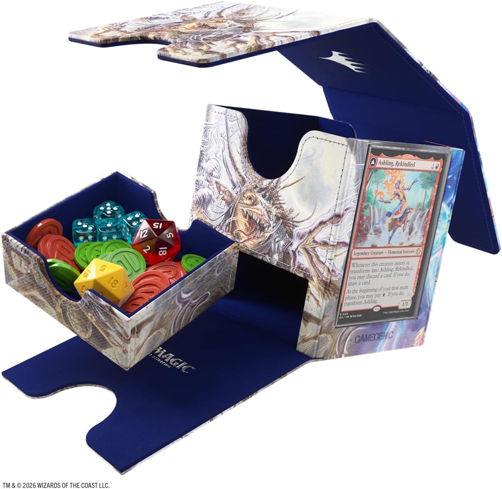 Gamegenic MTG Lorwyn Eclipsed Sidekick Pro 100+ XL Ashling Game Accessory, Solid and Sturdy Box Safely Protects, Multilingual