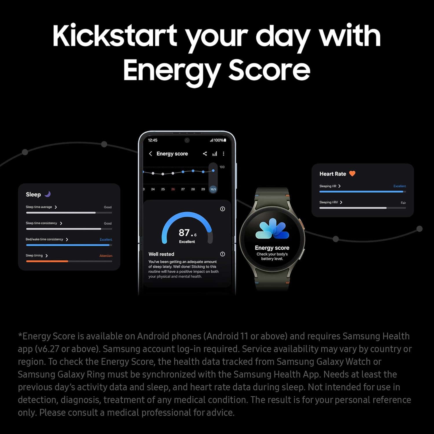 Samsung Galaxy Watch7 Green with Galaxy AI, Smart Watch, Health Monitoring, Fitness Tracker, 40mm, LTE, 3 Year Extended Warranty (UK Version)