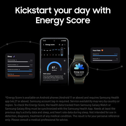 Samsung Galaxy Watch7 Green with Galaxy AI, Smart Watch, Health Monitoring, Fitness Tracker, 40mm, LTE, 3 Year Extended Warranty (UK Version)