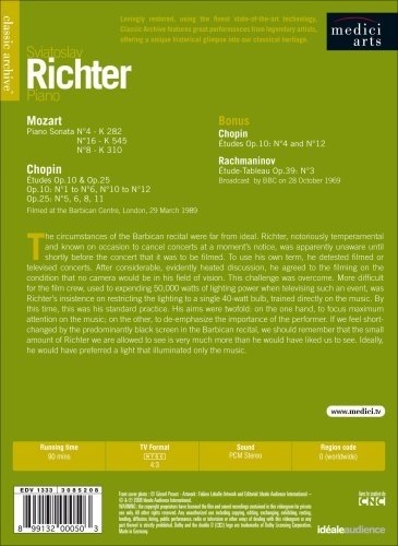 Classic Archive: Sviatoslav Richter - Mozart, Chopin, Rachmaninov