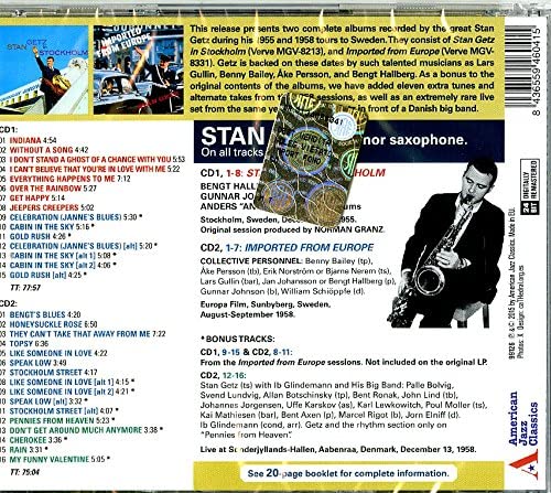 In Stockholm From Europe + 16 Bonus Tracks