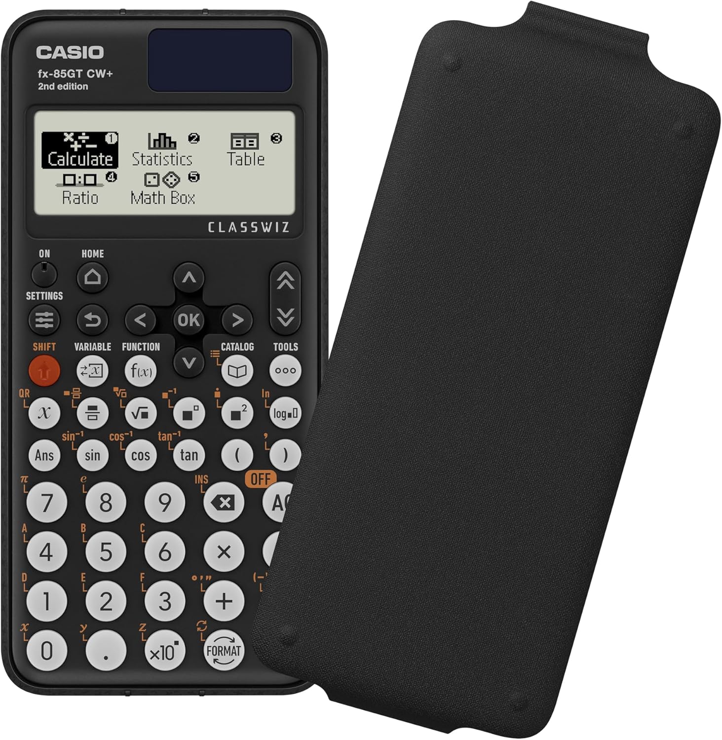 Casio fx-85GTCW+ Scientific Calculator Black (UK Version) - Upgrade from previous fx-85GTCW model