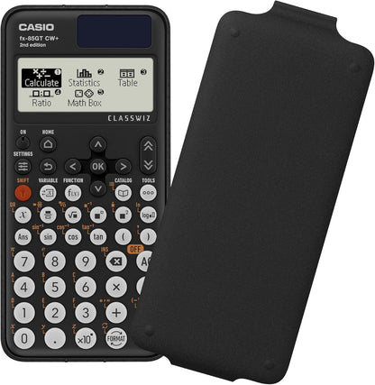 Casio fx-85GTCW+ Scientific Calculator Black (UK Version) - Upgrade from previous fx-85GTCW model