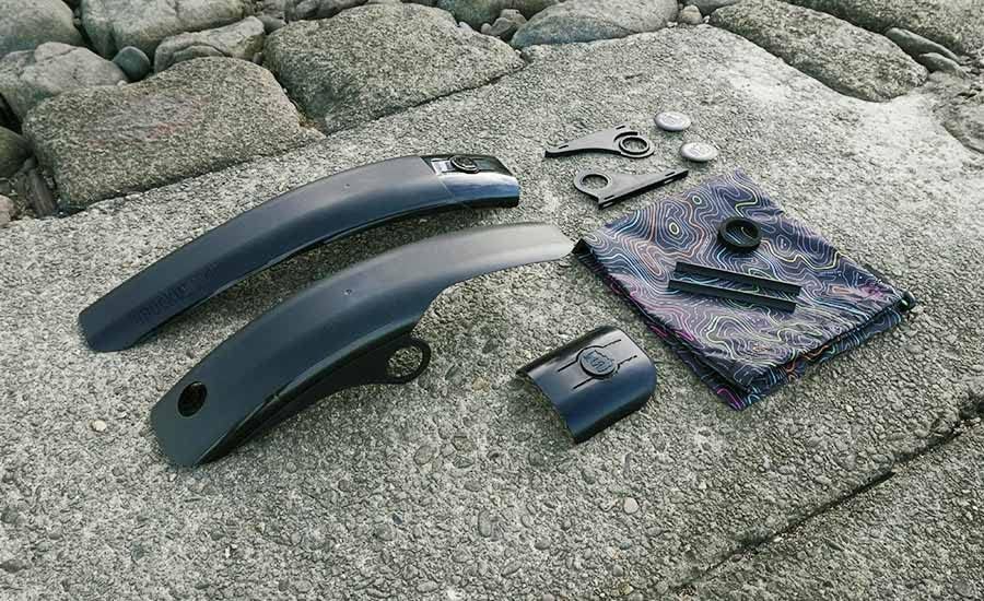 Mucky Nutz, MugGuard, Rear - Rear Mudguard, Black