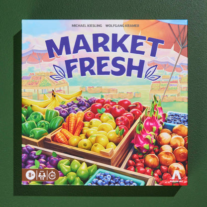 Market Fresh Board Game – Fun Strategy Tile Placement Game for Children, Teens and Adults – Ages 8+ – 1-4 Players – 45 Mins. – Family Games - English Version