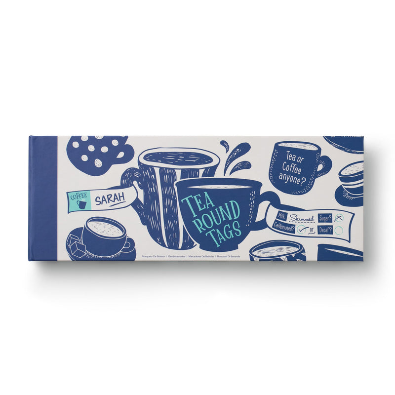 IF Journals for Life - Tea Round Tags. Book of drink identifier bands. Great gift for tea and coffee drinkers. Organiser for Home and Office by IF