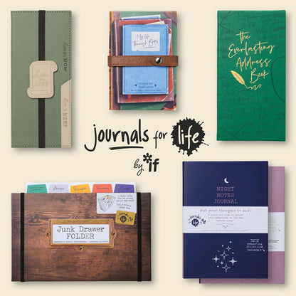 IF Journals for Life - Leave the House Lists, Tear-out door hanger shaped list book, For family and home organisation