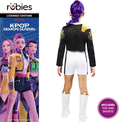 Rubies - K-Pop Classic Rumi Golden Costume -(122-128 Cm)